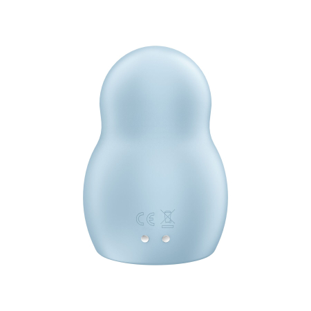 Вакуумний стимулятор з вібрацією Satisfyer Pro To Go 1 Blue - фото №4