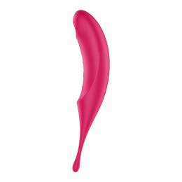 Вібратор для клітора з вакуумною стимуляцією Satisfyer Twirling Pro Red - - фото №2