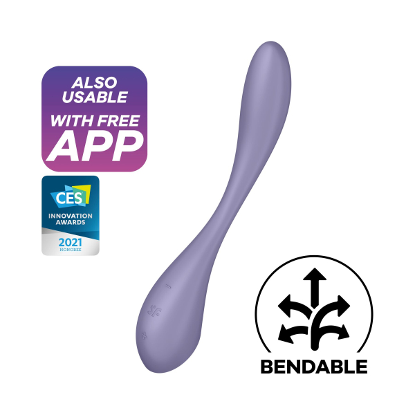 Універсальний смарт-вібратор Satisfyer G-Spot Flex 5+ Lilac - фото