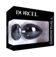 Металева анальна пробка з кристалом Dorcel Diamond Plug Black L - фото №7