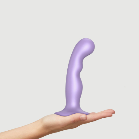 Насадка для страпона Strap-On-Me Dildo Plug P&G Lilas Metallic M - фото №3