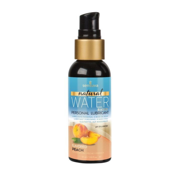 Змазка на водній основі Sensuva Natural Water-Based Peach (57мл) без гліцерину та парабенів - фото