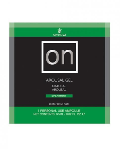 Пробник збуджувального гелю Sensuva — ON Arousal Gel for Her Spearmint (6 мл) - фото