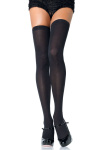 Щільні непрозорі панчохи Leg Avenue Opaque Nylon Thigh Highs Black, one size - фото №1