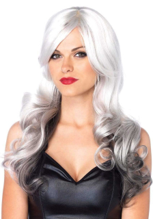 Leg Avenue Allure Multi Color Wig Grey/Black - фото