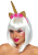 Золотий ріг єдинорога Leg Avenue Golden unicorn flower headband, прикрашений квітами - фото