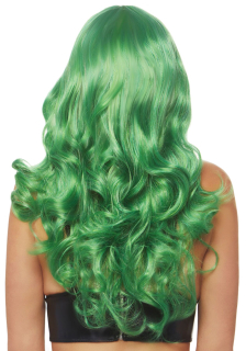 Хвиляста перука Leg Avenue Misfit Long Wavy Wig Green, довга, реалістичний вигляд, 61 см - - фото №2