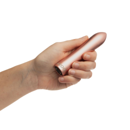 Потужна віброкуля DOXY ROSE GOLD у металевому кейсі, ультрагладенька, 7 режимів - - фото №5