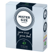 Презервативи Mister Size - pure feel - 47 (3 condoms), товщина 0,05 мм - фото №2