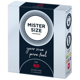 Презервативи Mister Size - pure feel - 60 (3 condoms), товщина 0,05 мм - - фото №2