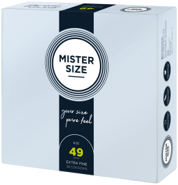 Презервативи Mister Size - pure feel - 49 (36 condoms), товщина 0,05 мм - - фото №2