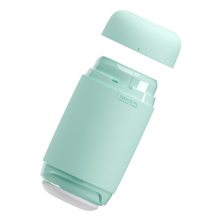 Мастурбатор TENGA PUFFY MINT GREEN, ультрам’який матеріал, багаторазовий, наскрізний - фото №4