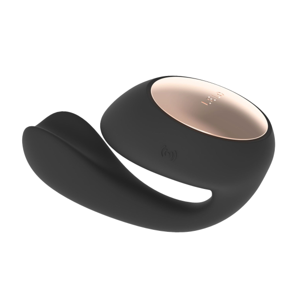 Смарт-вібратор LELO Ida Wave Black, вагінально-кліторальний, технологія WaveMotion, 2 мотори - фото
