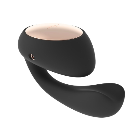Смарт-вібратор LELO Ida Wave Black, вагінально-кліторальний, технологія WaveMotion, 2 мотори - фото №4