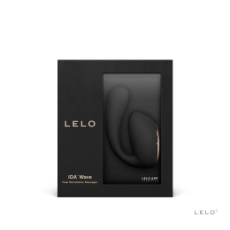 Смарт-вібратор LELO Ida Wave Black, вагінально-кліторальний, технологія WaveMotion, 2 мотори - - фото №7