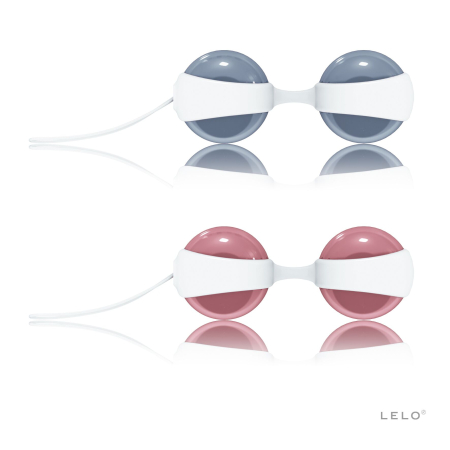 Набір вагінальних кульок LELO Beads, діаметр 3,5 см, змінне навантаження, 2х28 та 2х37 г - фото №2