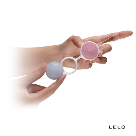 Набір вагінальних кульок LELO Beads Mini, діаметр 2,9 см, змінне навантаження, 2х28 та 2х37 г - фото №2