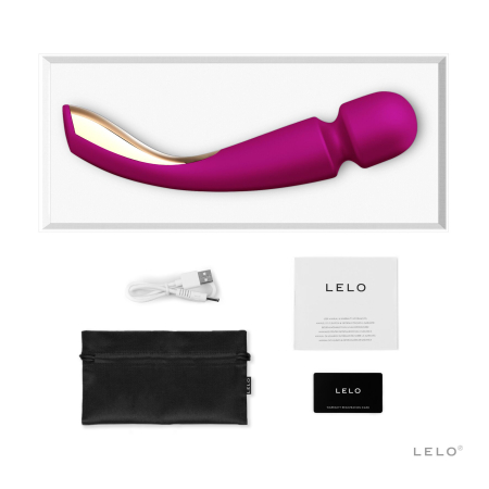 Вібромасажер LELO Smart Wand 2 Medium Deep Rose - фото №3