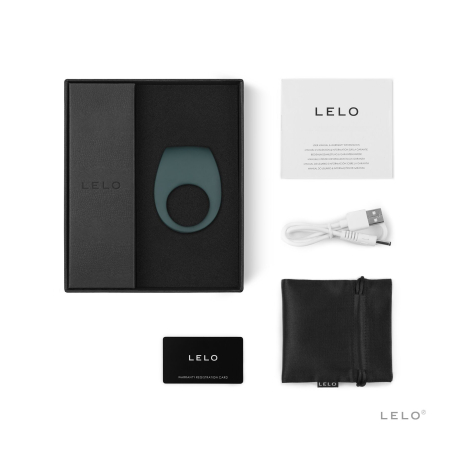 Ерекційне кільце з вібрацією LELO Tor 2 Green №5