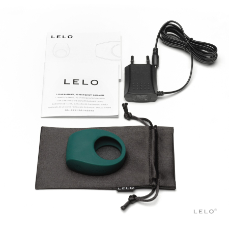 Ерекційне кільце з вібрацією LELO Tor 2 Green №4