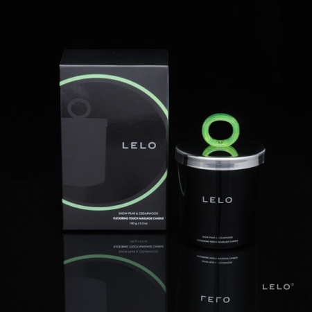 Масажна свічка LELO Massage Candle Snow Pear & Cedarwood, соєвий віск, 36 годин горіння №2