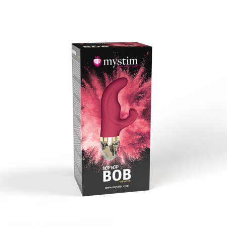 Вібратор-кролик Mystim Hop Hop Bob Fuchsia, потужний мотор, 8 режимів №8