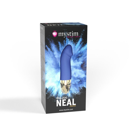 Вібратор Mystim Real Deal Neil Blue, потужний мотор, 8 режимів №8
