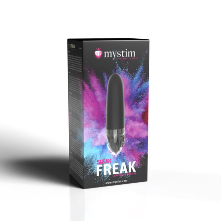 Вібратор з електростимуляцією Mystim Sleak Freak Black Edition - фото №8