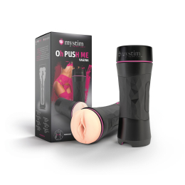 Мастурбатор-вагіна Mystim O(h) PUSH ME Vagina, можна стискати та регулювати вакуум - - фото №7