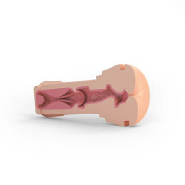 Мастурбатор-попка Mystim O(h) PUSH ME Anus, можна стискати та регулювати вакуум - - фото №5