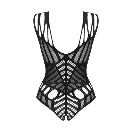 Боді з великими вирізами Obsessive B139 crotchless teddy S/M/L, з доступом - фото №4