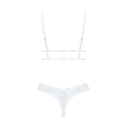 Еротичний комплект Obsessive Heavenlly 2-pcs set M/L, бюстгальтер і танга - - фото №4