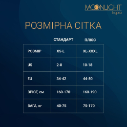 Сукня-бодістокінг Moonlight Plus Model 01 XL-XXXL Black, міні, без рукавів - - фото №6