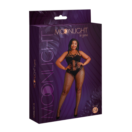 Бодістокінг Moonlight Plus Model 04 XL-XXXL Black, з доступом - фото №5