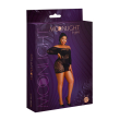 Сукня-бодістокінг Moonlight Plus Model 07 XL-XXXL Black, довгий рукав - фото №5