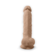Фалоімітатор з вібрацією SilexD Vetus Vibro Flesh (MODEL 1 size 8in) + LRS, двошаровий, діам. 4,2 см - фото №3