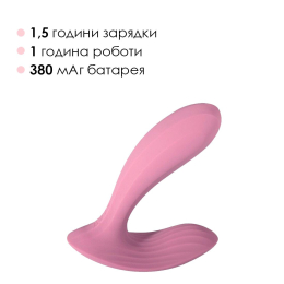 Смарт-вібратор у трусики Svakom Erica Romantic Rose, дуже гнучкий, 2 мотори - - фото №6