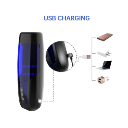 Інтерактивний смарт мастурбатор Magic Motion Xone, імітація фрикцій, 10 режимів, кнопка турбо - - фото №6