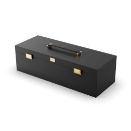 Розкішний набір для BDSM Zalo Bondage Play Kit, 10 аксесуарів у кейсі, шкіра, кристал Swarovski - - фото №5