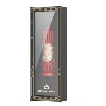 Розкішна масажна свічка Zalo Massage Candle Red - фото №2