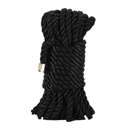 Розкішна мотузка для Шибарі Zalo Bondage Rope Black - фото