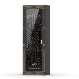 Розкішна мотузка для Шибарі Zalo Bondage Rope Black - - фото №2