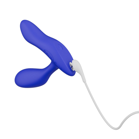 Смарт-вібромасажер простати We-Vibe Vector+ ROYAL BLUE, пульт ДК, регульований кут нахилу №5