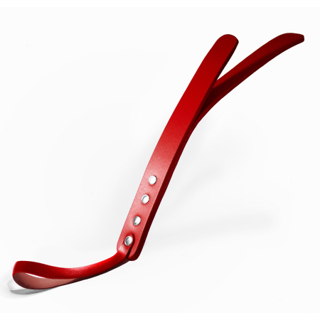 Падл двошаровий Feral Feelings Leather Mini Paddle Red, натуральна шкіра, red - фото