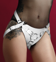 Труси для страпона Feral Feelings Strap-on Harness White, white №2