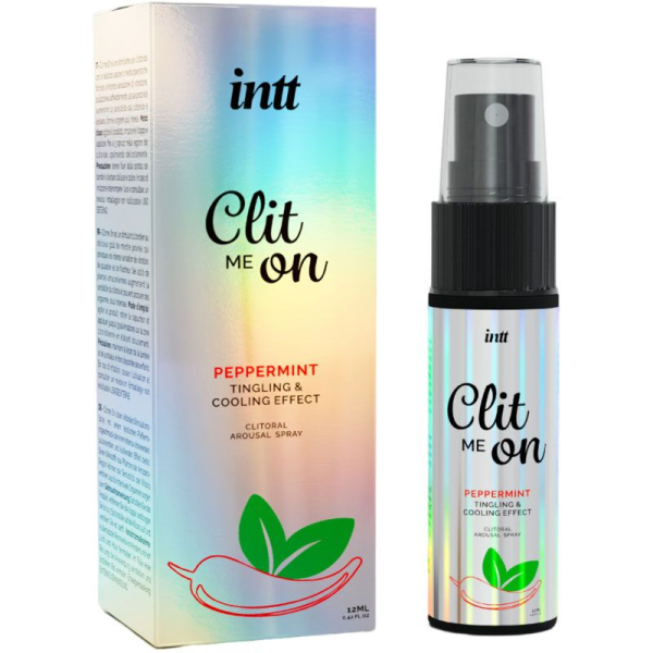 Збуджувальний спрей для клітора Intt Clit Me On Peppermint Cooling Effect 12 мл, охолоджувальний ефе - фото