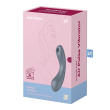 Вакуумний стимулятор з вібрацією Satisfyer Curvy Trinity 1 Bluegrey, іграшка 3в1 - фото №5