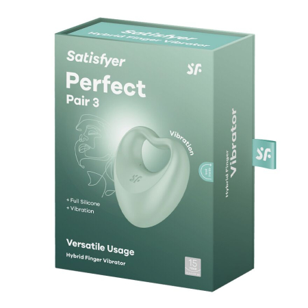 Вібратор на палець та ерекційне кільце 2в1 Satisfyer Perfect Pair 3 - фото №7