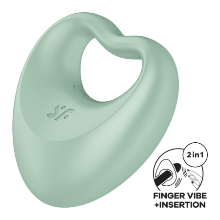 Вібратор на палець та ерекційне кільце 2в1 Satisfyer Perfect Pair 3 - фото