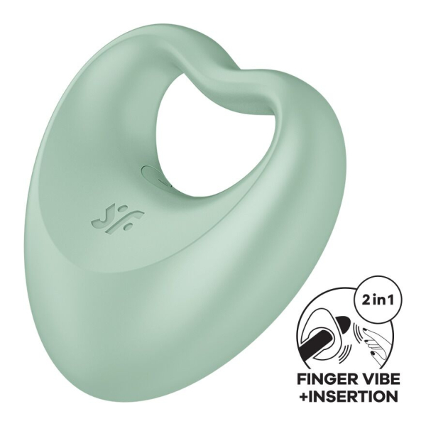Вібратор на палець та ерекційне кільце 2в1 Satisfyer Perfect Pair 3 - фото